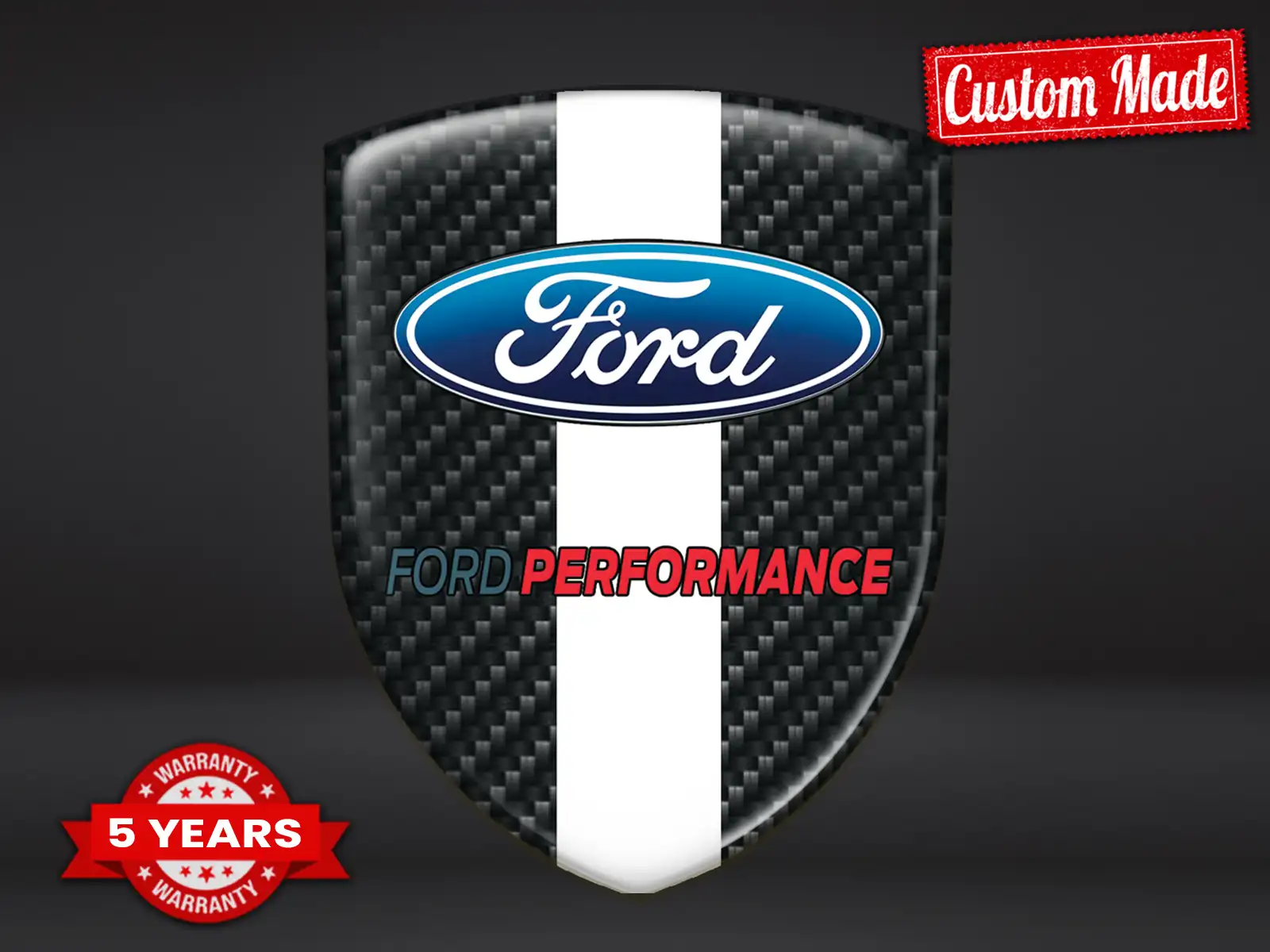 Ford Sticker Pare-Brise Moderne Max Durable Stylé Pro